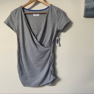 Old Navy faux wrap top